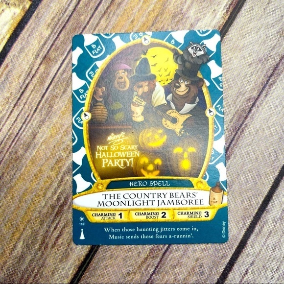 Country Bears Moonlight Jamboree, Card 11/P Disney's Sorcerers the Magic Kingdom - Picture 1 of 9